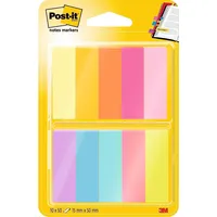 Post-it Haftstreifen 670-10AB Gelb, Ultragelb, Pastell-Rosa, Neonorange, Ultrapink, Neongrün, Ultrablau, Türkis, Mohnrot, Rot,