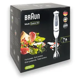 Braun MultiQuick 5 MQ 5235 WH Stabmixer premium weiß/grau