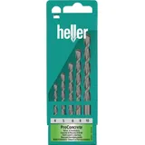 Heller Beton-/Steinbohrersatz ISO5468 5-tlg.D.4/5/6/8/10mm Heller