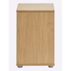 Schuhschrank HEINE HOME, braun (eichefarben), B:40cm H:80cm T:38,5cm, MDF, Spanplatte, Spanplatte, Schränke