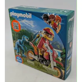 Playmobil The Explorers Motocross-Bike mit Raptor 9431