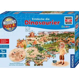 Kosmos Erlebnispuzzle - WAS IST WAS Junior, Entdecke die Dinosaurier