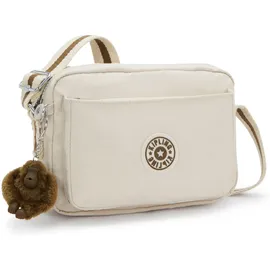 Kipling Abanu Umhängetasche Polyamid Weiß/Braun