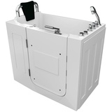 AcquaVapore Sitzwanne Whirlpool Badewanne mit Tür S08WP-TH-A-L 68x110cm