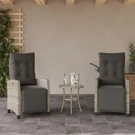 vidaXL Bistroset 3-tlg. Hellgrau