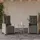 vidaXL Bistroset 3-tlg. Hellgrau
