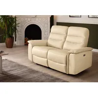 Home Affaire 2-Sitzer »Maldini«, elektrischer Relaxfunktion und USB-Anschluss, Breite 166 cm beige
