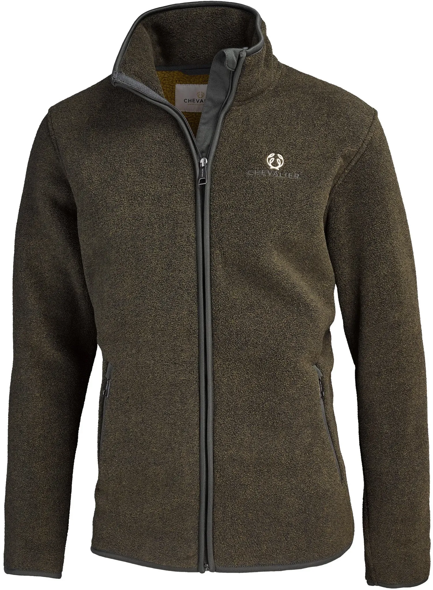 Chevalier Fleecejacke Mainstone, khaki green, M