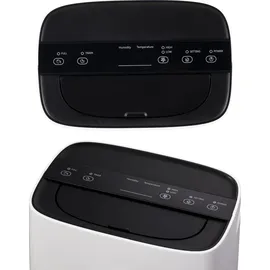 Vendomnia Luftentfeuchter - 10/12 L/Tag, 2,5L Behälter, 18m2, elektrisch, Display, Timer, Auto-Modus Raumentfeuchter Lufttrockner Entfeuchtungsleistung: 10...