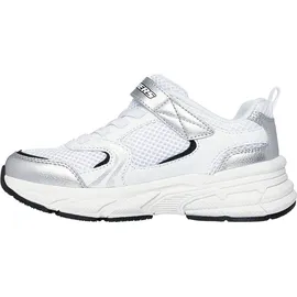 SKECHERS Retro Graph Kinder Weiß/Silber 30