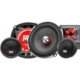 MTX Audio MTX Audio, Car HiFi Lautsprecher, Audio TX650S 13 cm 2-Wege 80W RMS 4O Aluminiumgehäuse Neodym Hochtöner Seide Kuppelspule TSV Til - Schwarz