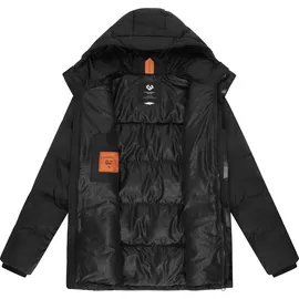 Ragwear Steppjacke »Steppjacke Mikkesh«, mit Kapuze Sportliche Herren Winterjacke mit Kapuze, schwarz