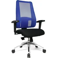 TOPSTAR Bürodrehstuhl "Lady Sitness Deluxe" schwarz/blau - Blau