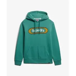 Superdry  Sweatshirt Sweatshirt à capuche  Vintage Trade Tab  in Grün, EU L