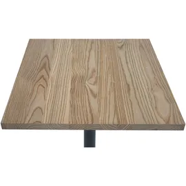 Mendler Bistrotisch HWC-H10 70 x 70 cm Hellbraun