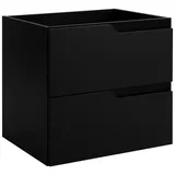 rodan fabryka mebli Waschtischunterschrank - 60 cm - Schwarz - Minimalistisches Design - Nachhaltige Materialien