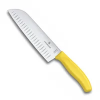 Victorinox Swiss Classic Santokumesser 17 cm Gelb