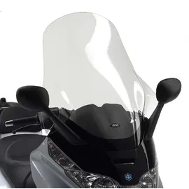 GIVI Windschutzscheibe für Piaggio X8 125/150/200/250/400 & X-Evo 125/250/400 Clear One Size