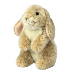 Plüschtier Kaninchen (18cm, stehend, creme)
