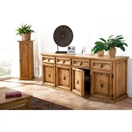 1a Direktimport Original Mexico Sideboard, - 3 Gittertüren, Pinie massiv