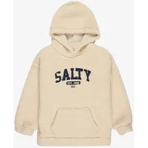 Roxy Fleecepullover "BACK TO", Mädchen, Gr. 14 (158/164), parchment, Obermaterial: 100% Polyester, Sweatshirts Fleecepullover