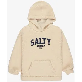 Roxy Fleecepullover "BACK TO", Mädchen, Gr. 14 (158/164), parchment, Obermaterial: 100% Polyester, Sweatshirts Fleecepullover