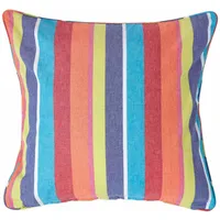 Homescapes Kissenbezug Gestreift 60 x 60 cm Mehrfarbig