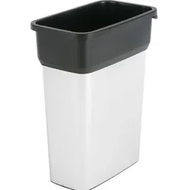 Vileda Geo Abfalleimer 70 l Schwarz/Silber
