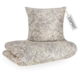 Esprit Salmlo Paisley Grau 135 x 200 cm + 80 x 80 cm