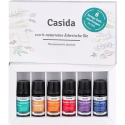 Casida naturreine Ätherische Öle Duftmischungen Set 6X5 ml Ätherisches Öl