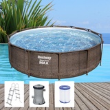 Bestway Steel Pro MAX Swimming Frame Pool Schwimmbad Schwimmbecken Gartenpool