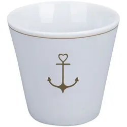 Krasilnikoff Espresso Cup Gold Anchor, 90 ml