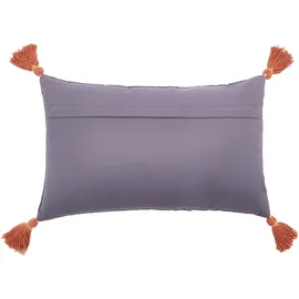 BUTLERS Bohemian Dekokissen 50 x 35 cm Blau