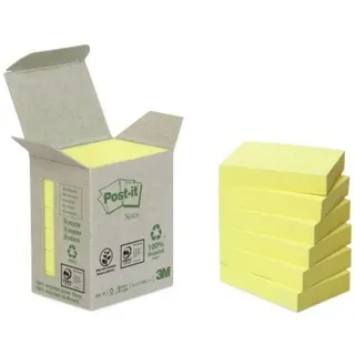 Post-it Post-it® Recycling Notes Haftnotizen 6531B gelb, 6 Blöcke