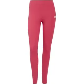 adidas Essentials Linear Cotton Leggings Power Pink/White L