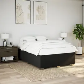 vidaXL Boxspringbett 140 x 200 cm Schwarz