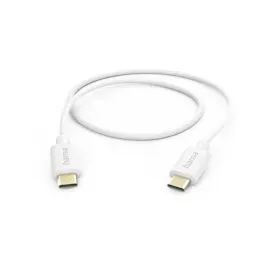 Hama Ladekabel, USB-C - USB-C, 1 m Weiß