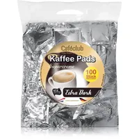 Cafeclub Supercreme Megabeutel Kaffeepads ExtraStark 100 Stück einzeln verpackt