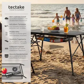 Tectake Campingtisch Bastian Schwarz