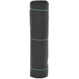 vidaXL Unkrautvlies Schwarz 0,5 x 150 m