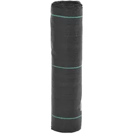 vidaXL Unkrautvlies Schwarz 0,5 x 150 m