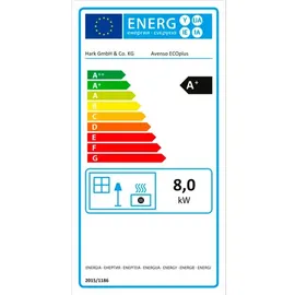 Hark Kaminofen Avenso GT ECOplus 8 kW, Dauerbrand Naturstein,