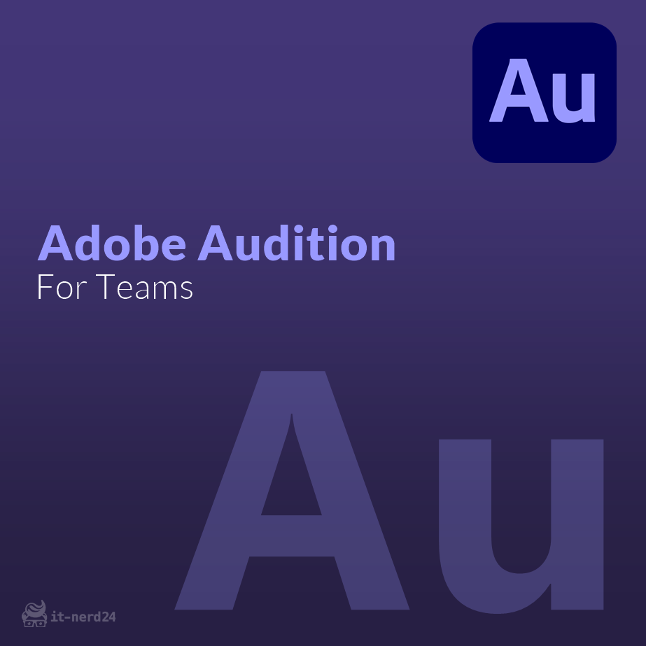 Adobe Audition für Teams