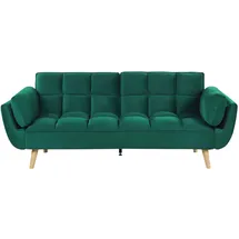 Beliani Schlafsofa 3-Sitzer Asby