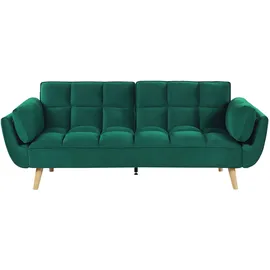 Beliani Schlafsofa 3-Sitzer Asby