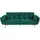 Beliani Schlafsofa 3-Sitzer Asby