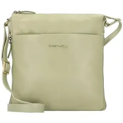Greenland Nature Nature Umhängetasche Leder 28 cm  grün