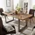 FineBuy Esstisch 200 x 76,5 cm braun