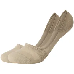 2er Pack camano Comfort Füßlinge 0018 - sand 39-42