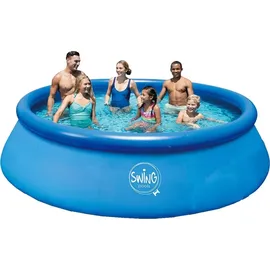 mountfield swing Swing Quick-Set-Pool 366 x 91 cm blau inkl. Kartuschenfilterpumpe
